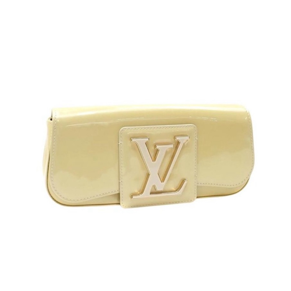 Louis Vuitton SOBE patent clutch